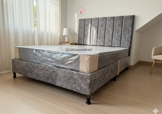 COMBO COLCHÓN SEMI-ORTOPÉDICO + BASECAMA + ESPALDAR